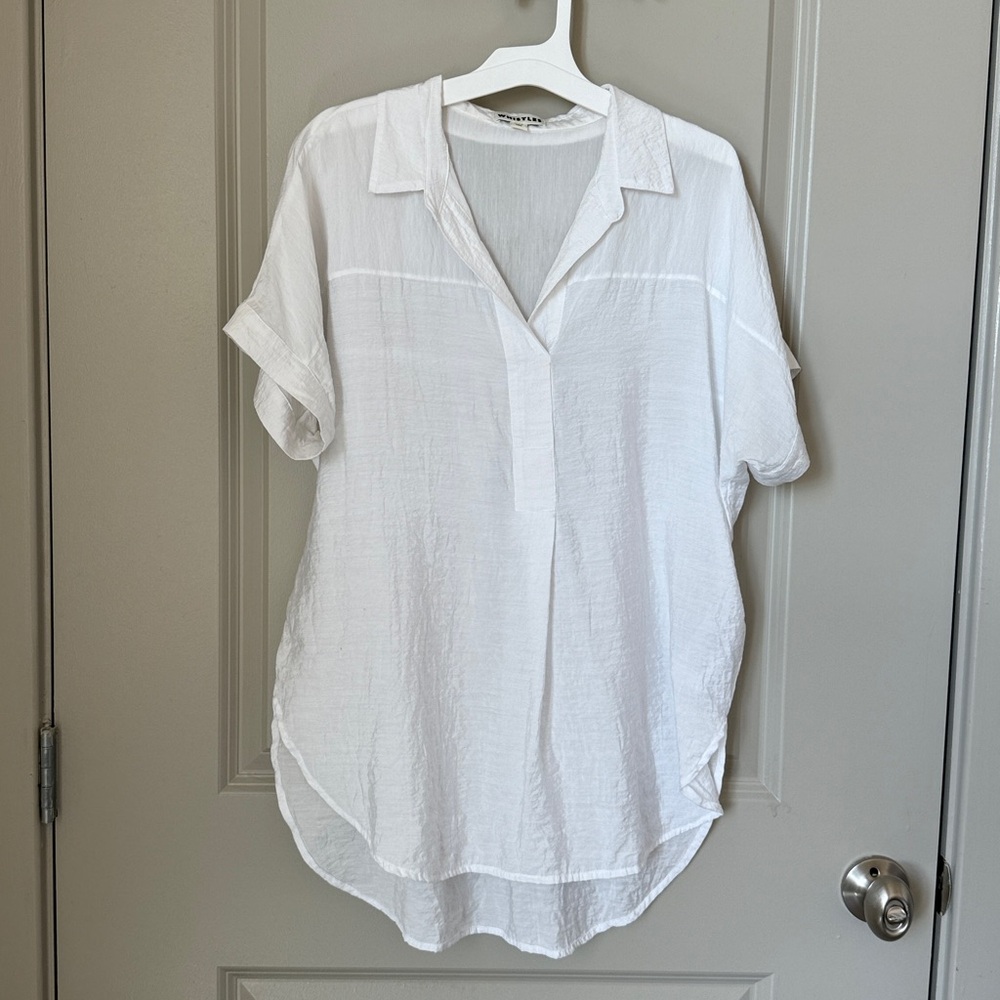 Whistles Crisp White Top (Small)